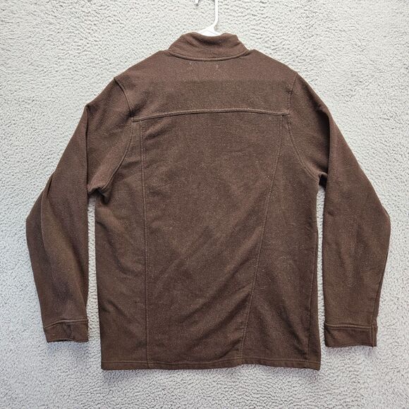 REI Co-op Sweater Mens Size XL Brown Fleece 1/4 Zip Pullover - Picture 2 of 10